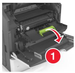 LEXMARK MS818DN - Bourrage papier derrière la porte avant - 4