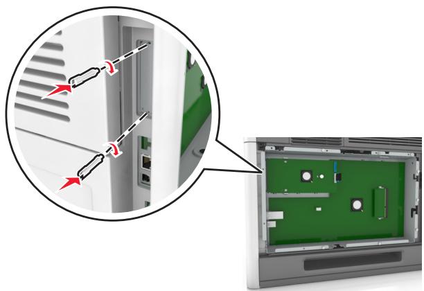 LEXMARK MS818DN - Installation d'un port internal solutions port - 9