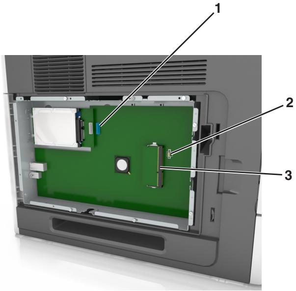 LEXMARK MS818DN - Accès à la carte logique - 5