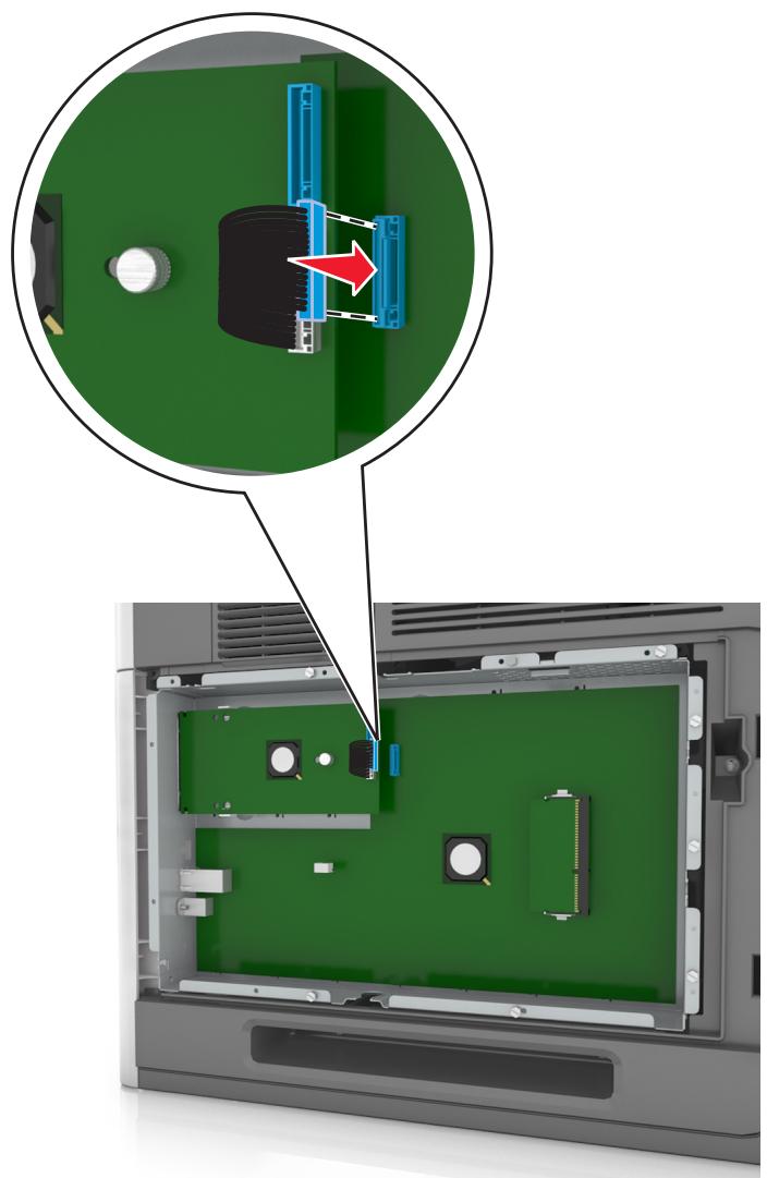 LEXMARK MS818DN - Installation d'un port internal solutions port - 10