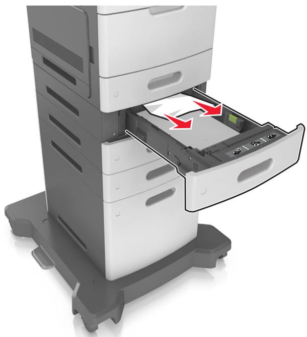 LEXMARK MS818DN - Bourrage papier dans les tiroirs - 2