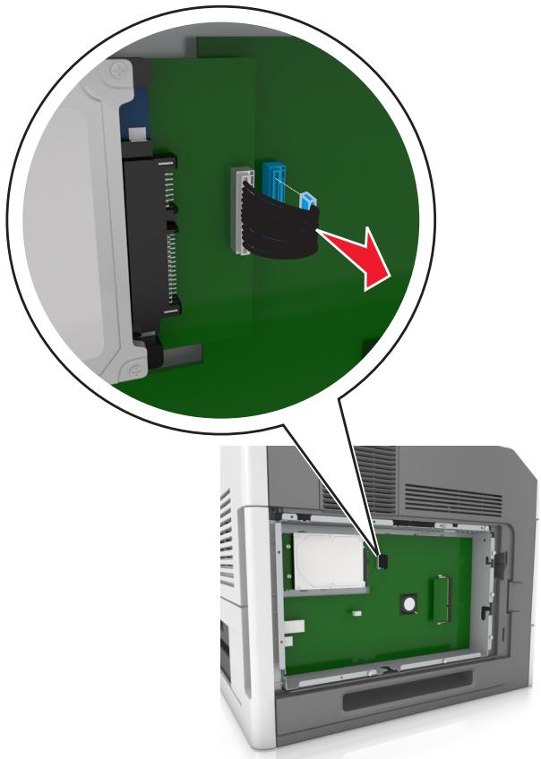 LEXMARK MS818DN - Retrait du disque dur de l'imprimante - 2