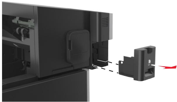 LEXMARK MS818DN - Vidage de la boîte perforatrice - 1