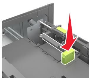 LEXMARK MS818DN - Chargement du papier au format A5 - 6