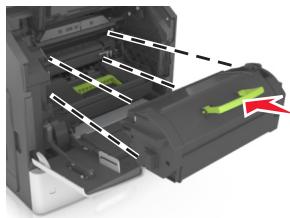 LEXMARK MS818DN - Bourrage papier derrière la porte avant - 11