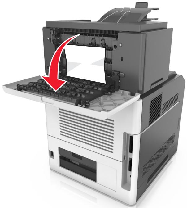 LEXMARK MS818DN - Bourrage papier dans la boîte aux lettres - 1
