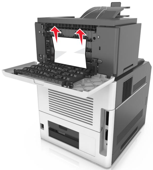 LEXMARK MS818DN - Bourrage papier dans la boîte aux lettres - 2