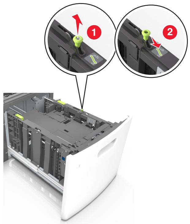 LEXMARK MS818DN - Chargement du papier au format A5 - 1