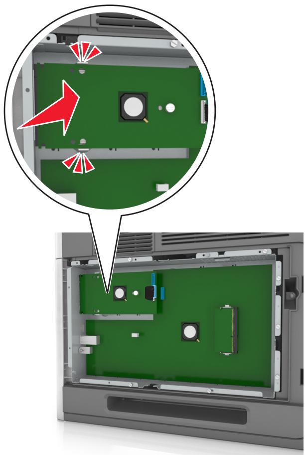 LEXMARK MS818DN - Installation d'un port internal solutions port - 7