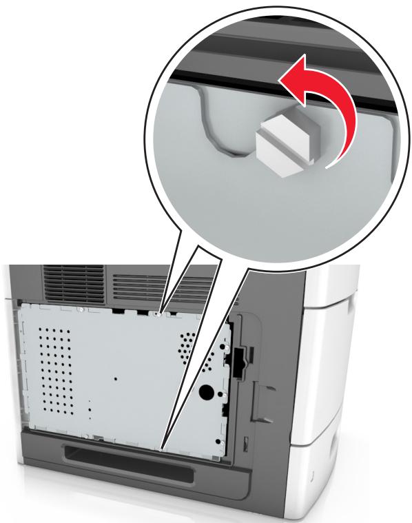 LEXMARK MS818DN - Accès à la carte logique - 4