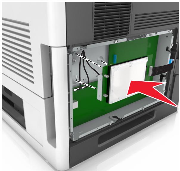 LEXMARK MS818DN - Installation d'un disque dur sur l'imprimante - 6