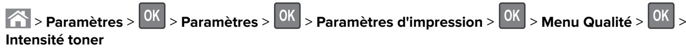 LEXMARK MS818DN - Utilisation du panneau de commandes de l'imprimante - 1