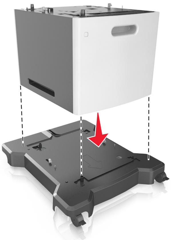 LEXMARK MS818DN - Installation des tiroirs optionnels - 8
