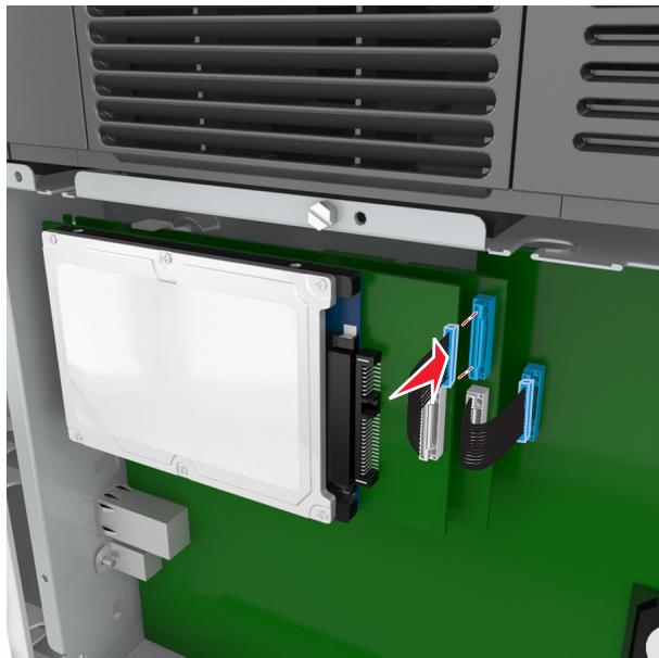 LEXMARK MS818DN - Installation d'un disque dur sur l'imprimante - 5