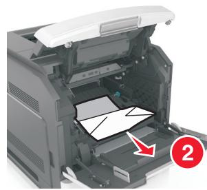 LEXMARK MS818DN - Bourrage papier derrière la porte avant - 7