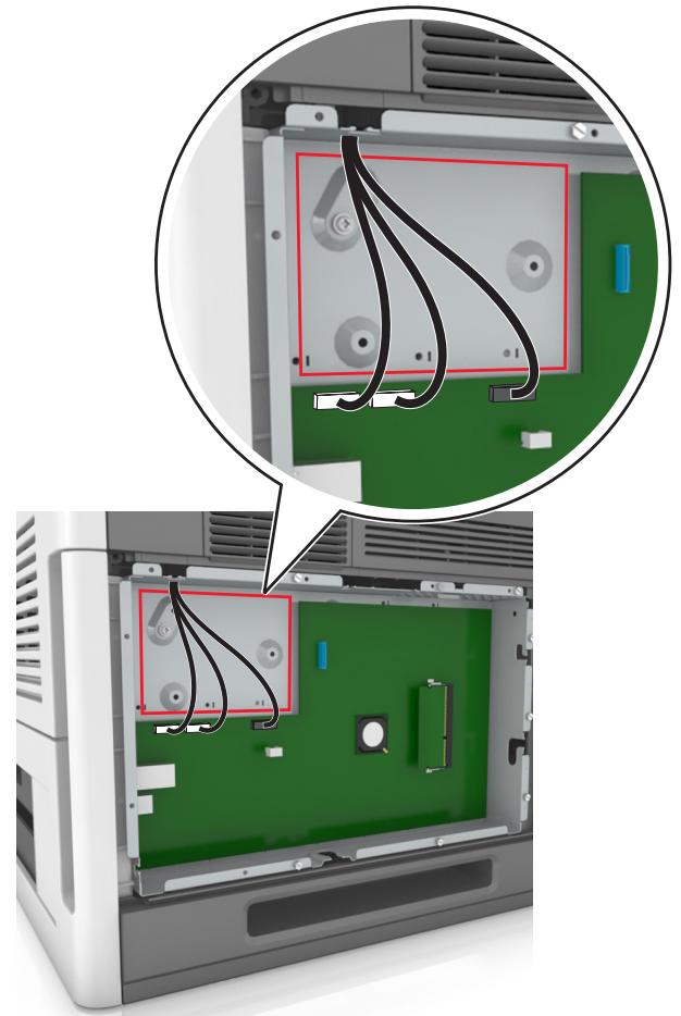 LEXMARK MS818DN - Installation d'un disque dur sur l'imprimante - 2