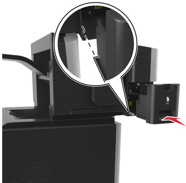 LEXMARK MS818DN - Vidage de la boîte perforatrice - 3