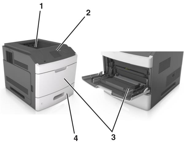 LEXMARK MS818DN - Configurations de l'imprimante - 1