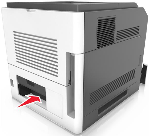 LEXMARK MS818DN - Bourrage papier derrière la porte arrière - 4