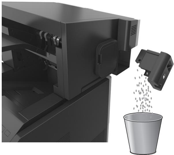 LEXMARK MS818DN - Vidage de la boîte perforatrice - 2