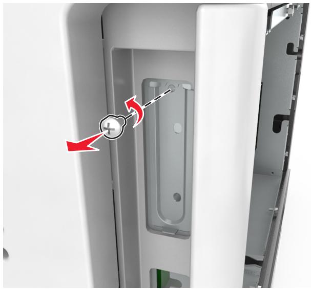 LEXMARK MS818DN - Installation d'un port internal solutions port - 3