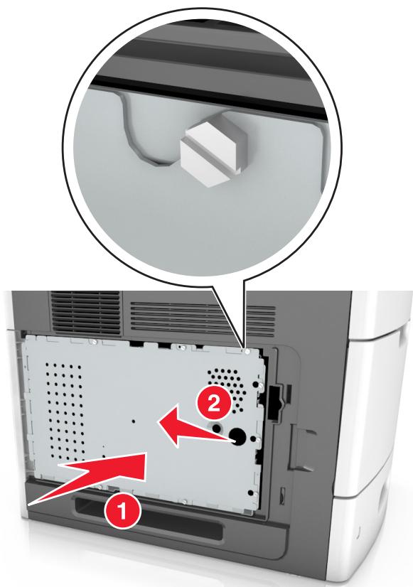 LEXMARK MS818DN - Accès à la carte logique - 6
