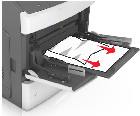 LEXMARK MS818DN - Bourrage de papier dans le chargeur multifonction - 1