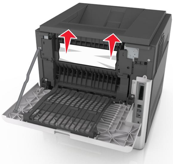 LEXMARK MS818DN - Bourrage papier derrière la porte arrière - 3