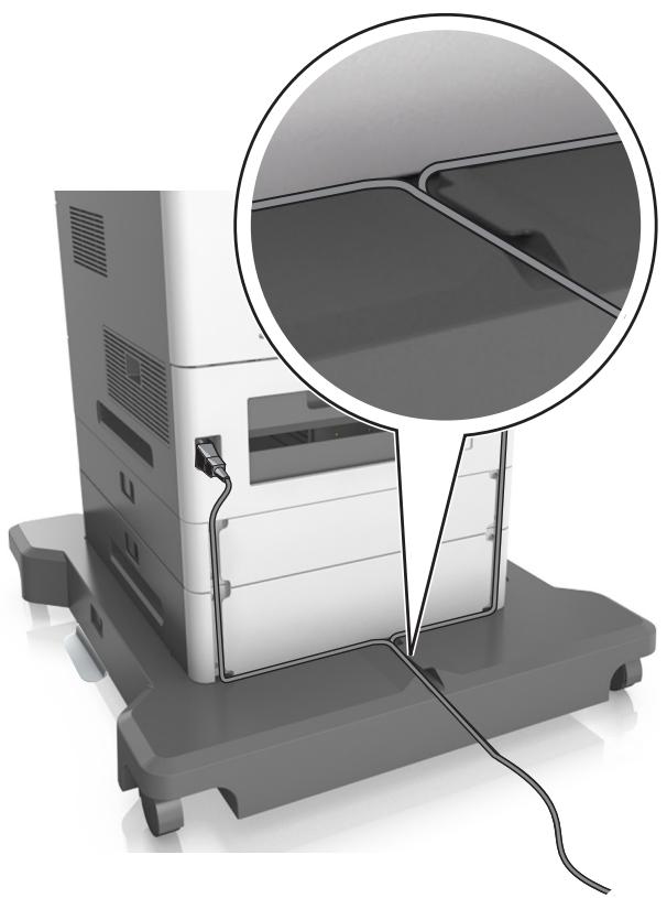 LEXMARK MS818DN - Connexion des câbles - 3