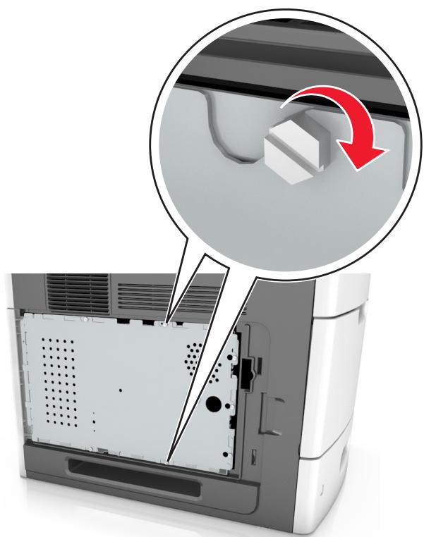 LEXMARK MS818DN - Accès à la carte logique - 7
