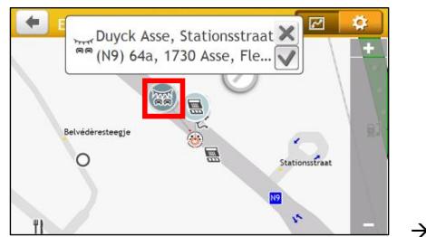 MIO SPIRIT 7670 LM - How do I find a POI using the POI Cluster? - 2