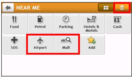 MIO SPIRIT 7670 LM - How do I customise the categories for search? - 2