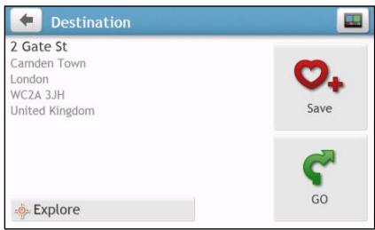 MIO SPIRIT 7670 LM - How do I preview the destination on map? - 1