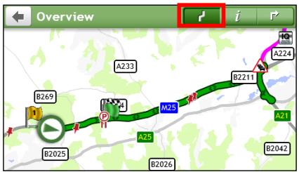 MIO SPIRIT 7670 LM - How do I view my route statistics? - 2