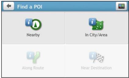 MIO SPIRIT 7670 LM - How do I search for a POI by type? - 2