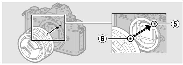 NIKON Z FC - Fixation d'un objectif - 2