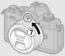 NIKON Z FC - Fixation d'un objectif - 3
