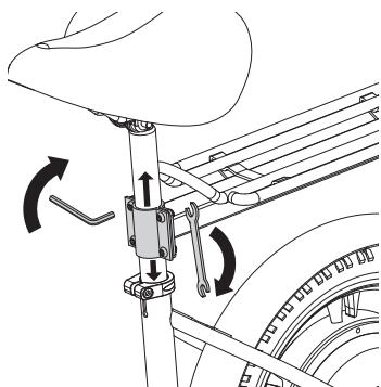 RAZOR ECOSMART SUP UK - □ Attaching the Seat and Luggage Rack (EcoSmart Metro HD Only) - 3