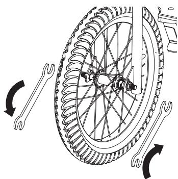 RAZOR ECOSMART SUP UK - □ Attaching the Front Wheel - 3