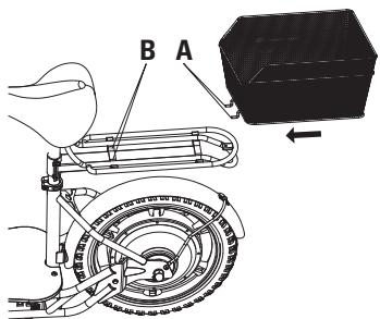 RAZOR ECOSMART SUP UK - □ Attaching the Basket (EcoSmart Metro HD Only) - 1