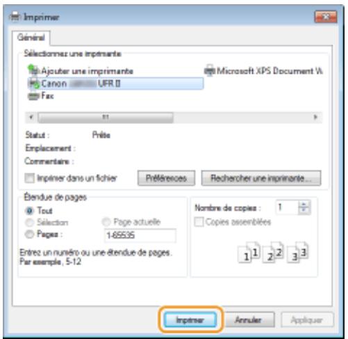 CANON LBP251 - Cliquez sur [imprimer] ou [OK]. - 1