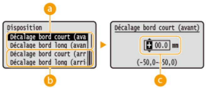 CANON LBP251 - Décalage bord court/décalage bord long - 2