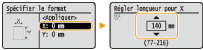 CANON LBP251 - Sélectionnez < x> et appuyez sur OK. - 1