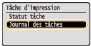 CANON LBP251 - Pour examiner les journaux d'impression - 1