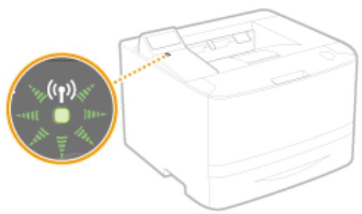 CANON LBP251 - Vérifiez si le témoin wi-fi clignote sur le panneau de commande. - 1