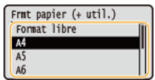 CANON LBP251 - Sélectionnez ou et appuyez sur OK. - 2