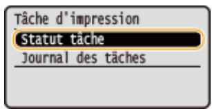 CANON LBP251 - Pour examiner les statuts d'impression - 1