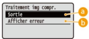 CANON LBP251 - Traitement de l'image compressée - 2