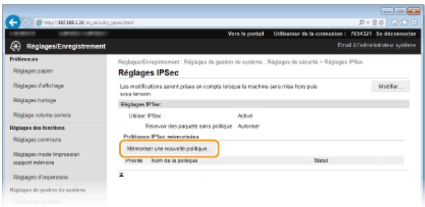 CANON LBP251 - Cochez la case [utiliser ipsec] et cliquez sur [OK]. - 2
