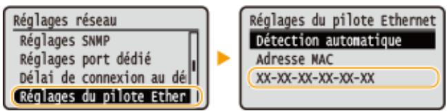 CANON LBP251 - Utilisez / pour sélectionner et appuyez sur OK. - 1